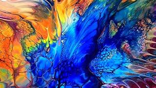 Testing New Cell Activator Colors! 2 Gorgeous Fluid Art Paintings! #pourpainting #acrylicpour #art
