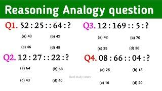 Reasoning Analogy Questions || Reasoning Practice Set ||  Analogy Previous year question tricks 2025