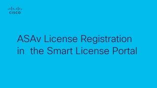 License and Registration of ASAv