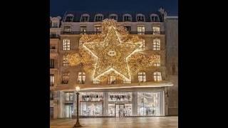 4K-Night walk Christmas lights Champs Elysées  Paris-France HDR UHD  Christmas walk in Paris 2024 P2