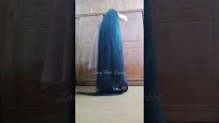 Super Long Thick Hair  |  #longhair #longhairponytail #longhairasian  #domesticlonghair