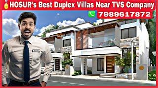 HOSUR's Best Duplex Villas Near TVS Company |  7989617872 | Gated Community