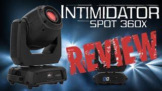 Chauvet Intimidator Spot 360X 100W LED Moving Head Review This Is One Bright & Awesome Light