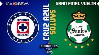 Resumen y Goles | Cruz Azul vs Santos  | Liga BBVA MX - Guard1anes 2021