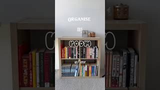 Organise my bookshelf + art room with me!! #roomdecor #room #bookshelf #organization #roommakeover