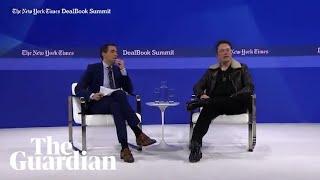 Elon Musk hits out at X advertisers at New York Times DealBook summit