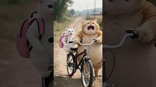 A careless fat cat#kitten #cat #ai