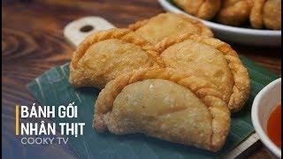 How to make PILLOW CAKE (fried dumpling) filled with meat - Cooky TV