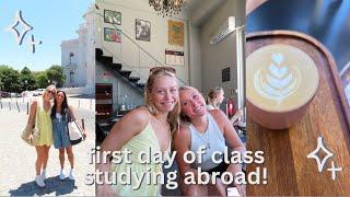 FIRST DAY OF CLASS STUDYING ABROAD | Lisbon, Portugal Vlog