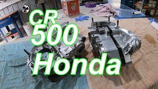 Bendigo Hydroblasting - Honda CR500 engine case clean #CR500