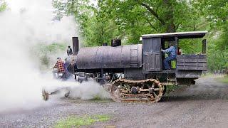 Starting the Weirdest Steam Tractor Ever Invented