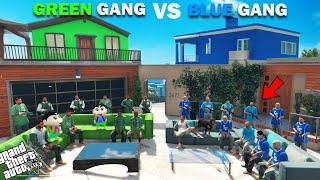 Franklin Blue Gang VS Shinchan Green Gang Base Upgrade In GTA 5!