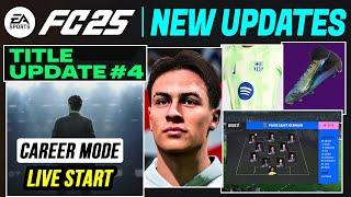 EA FC 25 NEWS | NEW Updates, Fixes, Real Faces & Career Mode Additions 