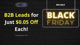 GetLeads | Black Friday Special