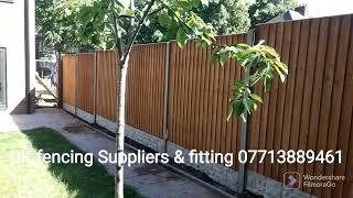 UK fencing Suppliers and fitting in all Birmingham and nearest area 07713 889461