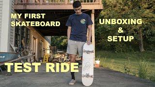 My First Skateboard | Unboxing, Setup, and Test Ride