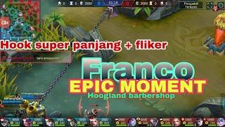 MOST SATISFYING FRANCO HOOKS  | MOBILE LEGENDS