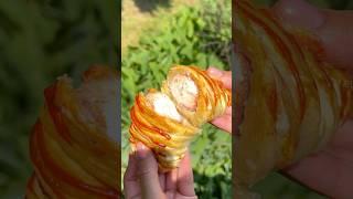Курица в тесте прямо на даче