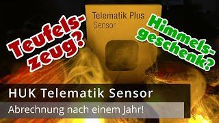 Telematik Sensor der HUK Coburg - Abrechnung 2023/2024