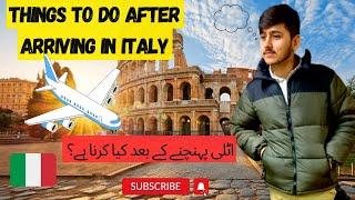 Things to do after coming to Italy | English subtitles | Documents | @elyasnagri