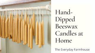 Hand Dipped Beeswax Candles