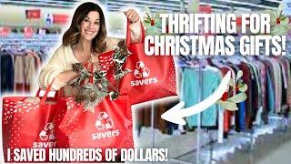 Thrift with me for Quality Christmas Gifts! Huge Thrift Haul Savers A Holiday Tradition!