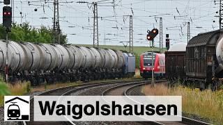 Ganz schön was los in Waigolshausen + gestörter Bahnübergang an Werntalbahn