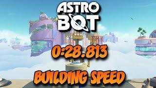 Astro Bot: Building Speed In 0:28.813 (Former World Record)