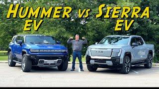 They Both Have a GMC Badge, But the New Sierra EV Is NOT AT ALL Like the Hummer EV!