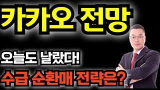 카카오 주가 오늘도 날랐다! 수급 순환매매 전략은?