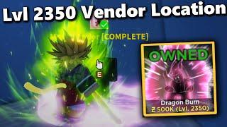 Lvl 2350 Secret Vendor Location & Moves In Dragon Soul