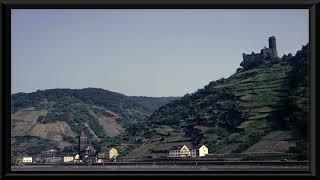 Ehrenfels Castle, Hesse, Germany | Vintage Photos |  Framed Art Screensaver | 4K Art