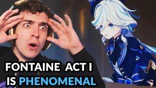 ABSOLUTELY PHENOMENAL! Fontaine Archon Quest Act 1 | Genshin Impact 4.0 FULL REACTION