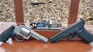 .44 Special VS .45 ACP - Fiocchi Defense Dynamics Gel Test