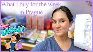 A WEEK FULL OF GROCERIES IN PRAGUE // with Prices in USD and EUR