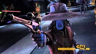 Star Wars The Clone Wars: Anakin Skywalker & Ahsoka Tano vs Cad Bane