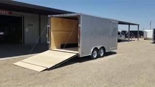 2018 RC RWT 8.5'x16' Enclosed Trailer Walk-Around