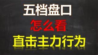 五档盘口怎么看？为何能直击主力的短期行为？