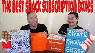 Which Snack Subscription Box Should You Try? What's the Best Snack Box? Snack Box Comparison!!!