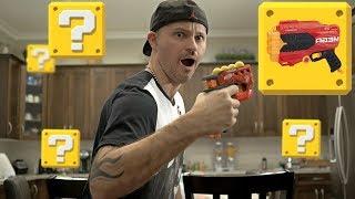 Nerf War: SUPER MARIO Battle!