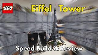 LEGO Eiffel Tower Speed Build and Review | 10307