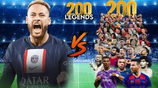 Neymar VS 2️⃣0️⃣0️⃣ Legends  Ultra BOSS Final 