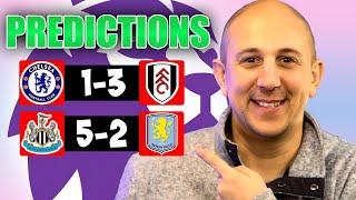 Chelsea To Stubble Against Fulham? Newcastle To Demolish Villa? [PREDICT THE PREM]