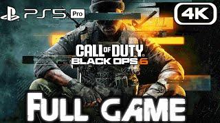 CALL OF DUTY BLACK OPS 6 Gameplay Walkthrough Campaign FULL GAME (4K 60FPS PS5 PRO) No Commentary