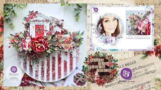 FROM THE NORTH POLE - Mixed Media Tutorial For Prima Marketing Inc