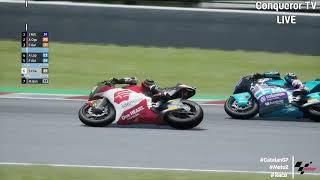 Somkiat Chantra Vs Ai OguraRace Moto2 Catalunya Catalan Grand Prix #CatalanGP 2024