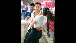 Accidentally Hugging Prank On Cute Girls // Romantically Prank  # Short # Video # TheLovePrank