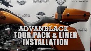 Install Advanblack Tour Pack & Custom Stitched Liners