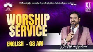 #SundayService English Worship Service live 01-06-2025 || Dr Asher Andrew || The Life Temple
