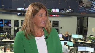 NC GOP superintendent candidate Michele Morrow talks with WRAL News